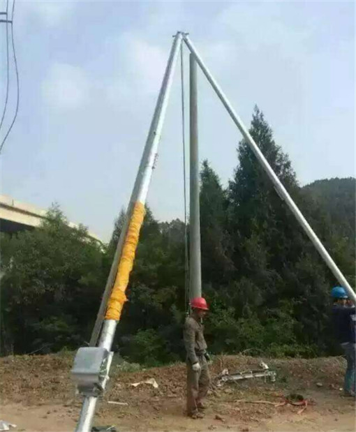 鋁合金立桿機(jī)大全_三角抱桿制造廠家